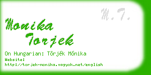 monika torjek business card